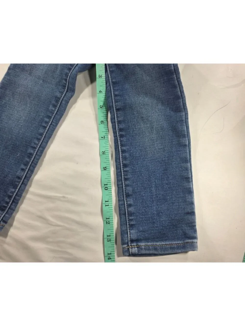 Gap Baby Girls Stretch Denim Jeggings 4T Elastic Waist Blue Casual Pants